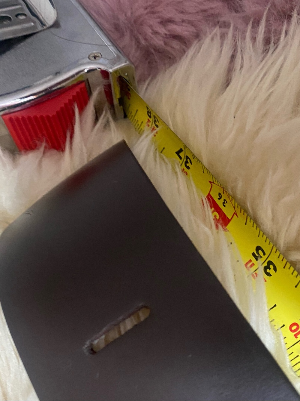 Donna Karen brown leather belt - Picture 2 of 7
